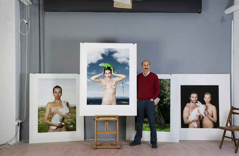 Dimitris Yeros at his studio